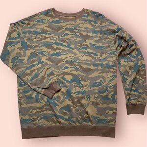Original Use Lightweight Men's Camo Sweatshirt Size M